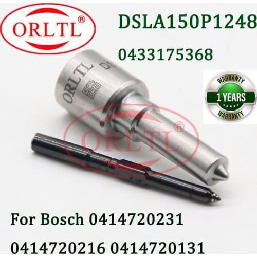 Common Rail Nozzle DSLA 150 P1248 (0433175368) DSLA 150P1248 sprayer nozzle DSLA150P1248 for injector 0414720231, 0414720216