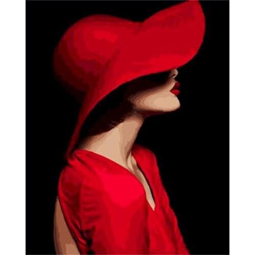 GATYZTORY Frame Fashion Urban Beauty DIY Painting By Numbers Canvas Painting Modern Figure Wall Art Picture For Home Decor