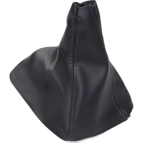 Leather Car Shift Gear Knob Lever Gaitor Boot Cover Frame Manual FOR OPEL ASTRA III H 1.6 VAUXHALL 2004 - 2010