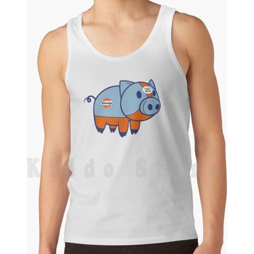 Gulp Pig tank tops vest sleeveless Le Mans Sportscars Lmp1 Gte Gt2 Gt3 Gte Pro Gte Am Racing Daytona Sebring 24 Hours