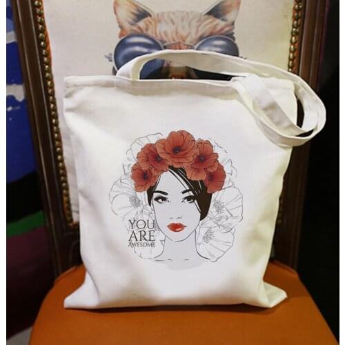 Fashion Cool Female Sexy Lips Trend Printing Shoulder Canvas Bags Purse Women Bag Large Leisure Harajuku College Wind Handbag