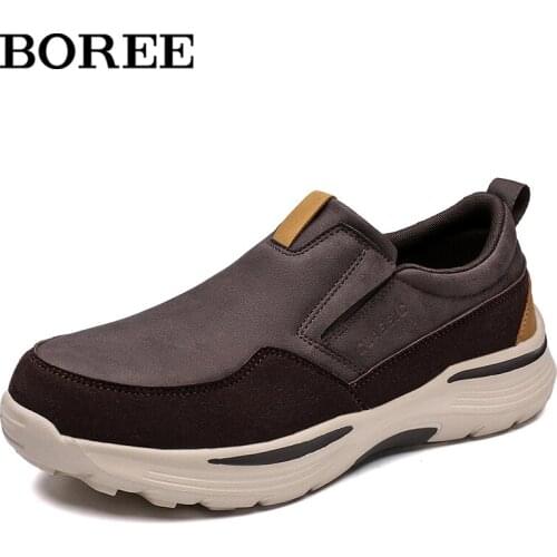 Men Casual Shoes Quality Platform Sneakers Men Shoes Outdoor Walking Shoes Slip On Classic Loafers Comfort Breathable Footwear