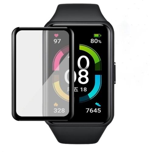 Soft Film Suitable For Huawei Honor Band 6 3D Curved Watch Soft Film Bracelet 6 HD Full Screen Watch Film Composite Film