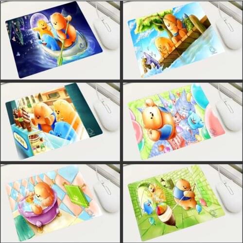 XGZ Cute Mouse Pad Cloth Bear Cartoon Wallpaper Russia Free Shipping Game Player Laptop Tablet Office Computer MousePad Mats