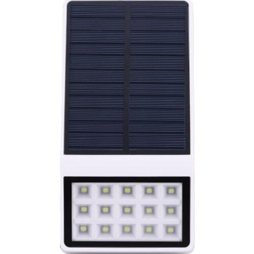 Solar Sensor Light 15 LED Light Microwave Induction Outdoor Garden Solar Motion Sensor Security Wall Hanging Lights