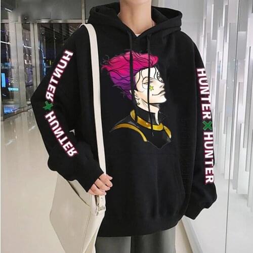 Japanese Anime Hunter X Hunter Hisoka Men Hoodies Hoody Pullover Sweatshirt Women Hoodies Long Sleeve Streetwears