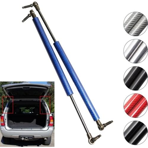 Carbon fiber for 1999-2003 2004 Jeep Grand Cherokee Sport Utility Tailgate Boot Gas Spring Lift Supports Struts Prop Shocks