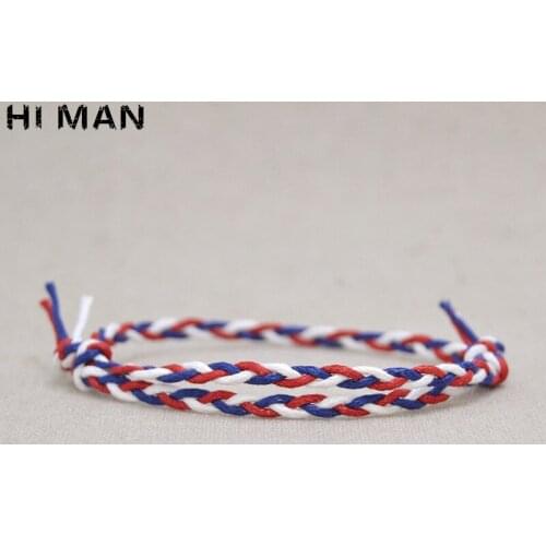 HI MAN 22 Styles New Design Ethnic Wind Cotton Rope Handmade Bracelet Women Fashion Simple Color Wrap Bracelet Friendship Gift