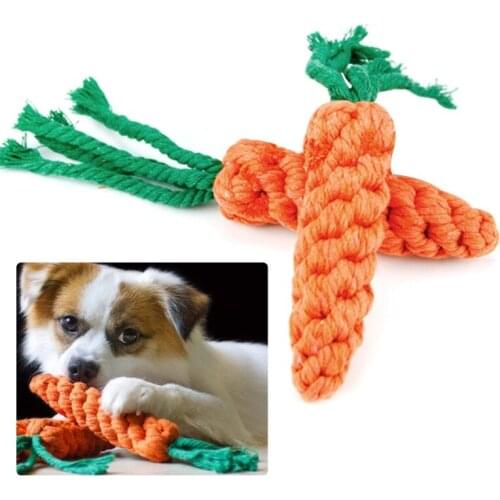 2Pcs Pet Carrot Shaped Toys Dog Puppy Teeth Grinding Toy Interactrive Cute Pet Teeth Cleaning Supplies