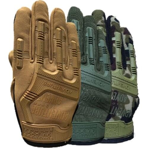 2020 Army Combat Tactical Gloves Men Fans Army Training Climbing Wearproof Outdoor Shooting Cycling Antiskid Full Finger Mittens