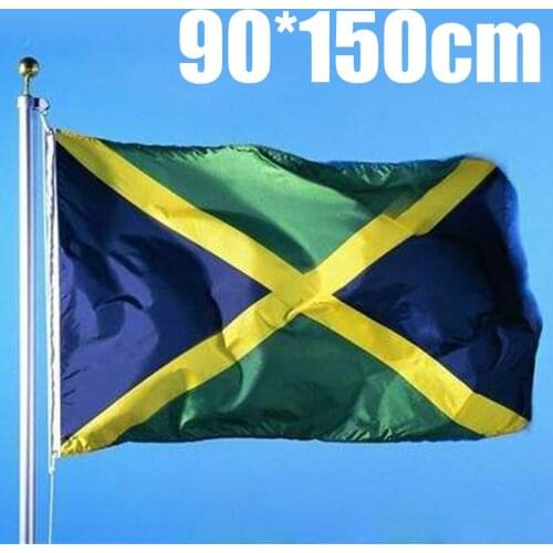 90*150cm Large Jamaica Flag Jamaican National Flag Caribbean Fans Supporters