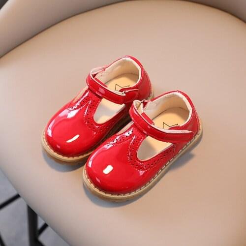 Children shoes Girls PU Leather princess shoes kids shoes School performance Wedding Performance chaussure fille baby girl shoes