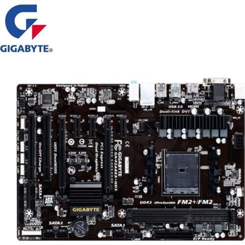 For Gigabyte GA-F2A88X-HD3 F2A88X-HD3 Motherboard socket FM2 FM2+ For AMD A88X Used Desktop Mainboard USB SATA PCI-E X16 3.0