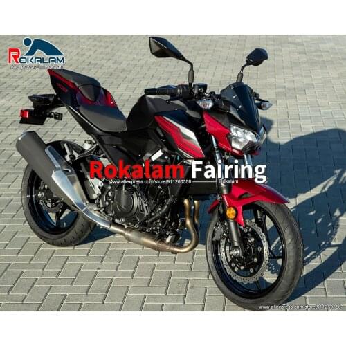 Motorcycle Fairing Kit For Kawasaki Z400 2018 2019 2020 Z 400 18 20 Red Black Motorbike Bodyworks (Injection Molding)