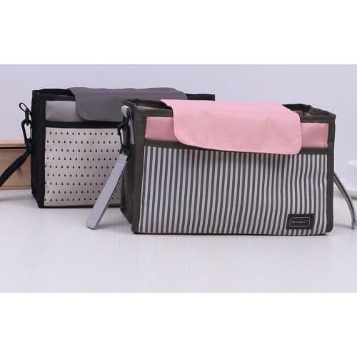 Fashion Multifunctional Mummy Bag Baby Diaper Nappy Pram Stroller Hanging Bag 30*19*13cm