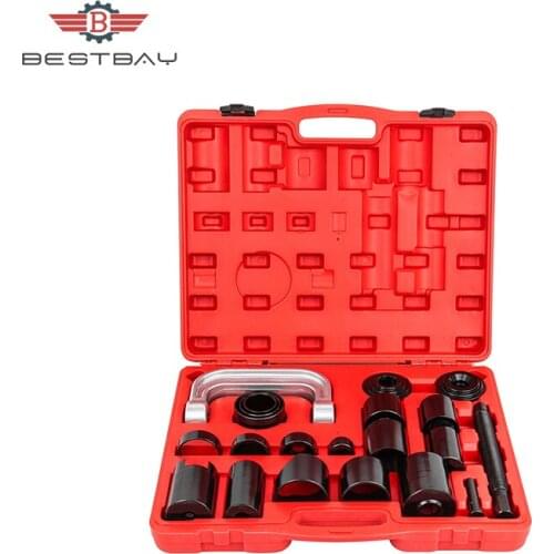 21PC BALL JOINT AUTO REPAIR REMOVER INSTALL MASTER ADAPTER TOOL SET SERVICE KIT universal ball joint remover kit