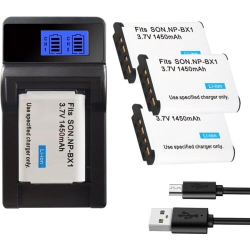 Np-Bx1 npbx1 1450mah Batterie for Sony M3 M2 DSC RX1 RX100 AS100V HX300 HX400 HX50 HX60 GWP88 AS15 WX350 RX1R WX300 Battery