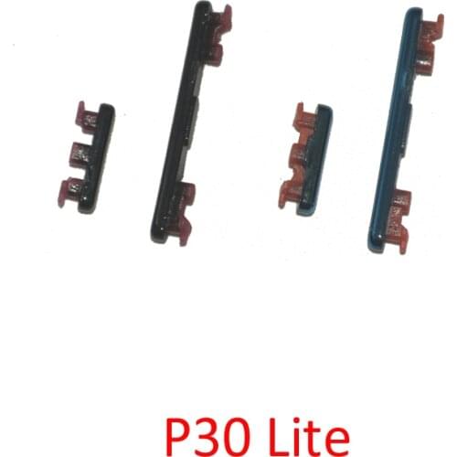For Huawei P30 Lite Power Volume Button Original New Phone Housing Frame On Off Side Key Replacement Repair Parts Black Blue