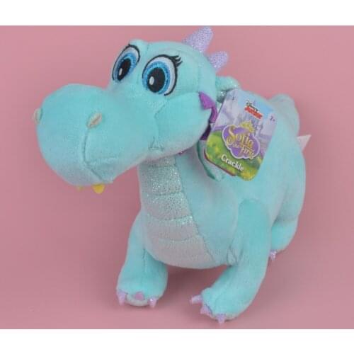 Crackle Dragon Plush Toy, Baby Gift, Sofias Friend Kids Doll Wholesale with Free Shipping
