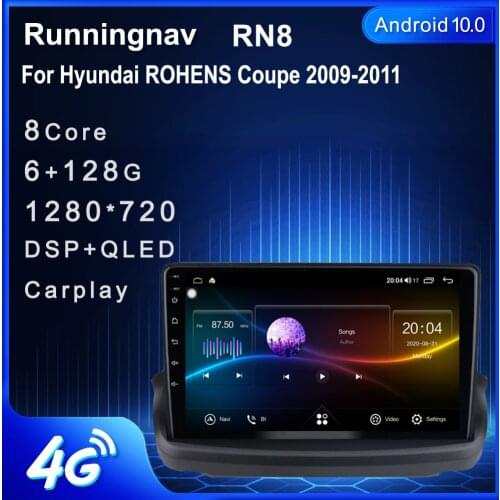 Runningnav For Hyundai Rohens Coupe Genesis 2009-2011 Android Car Radio Multimedia Video Player Navigation GPS