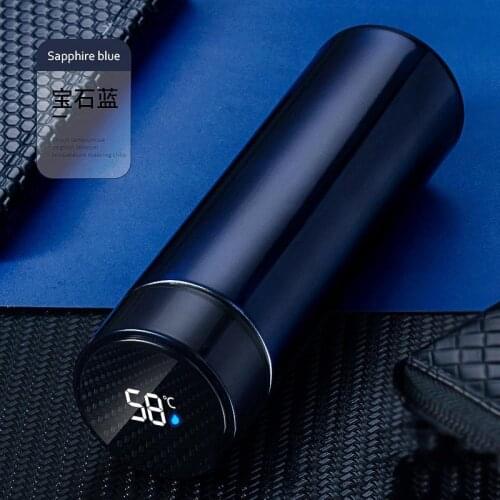 Smart 304 Stainless Steel Vacuum Water Cup Temperature Display Cup Business Gift in-Car Thermos