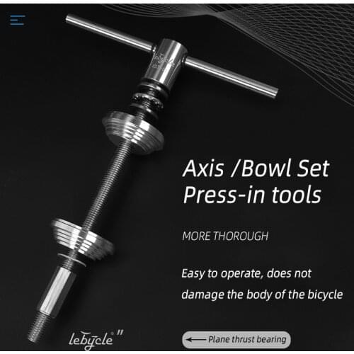 Bike Double Side Plane Thrust Bearing MTB Road Bike Headset / Bottom Bracket BB Install Aluminum Alloy Head Parts Press-In Tool
