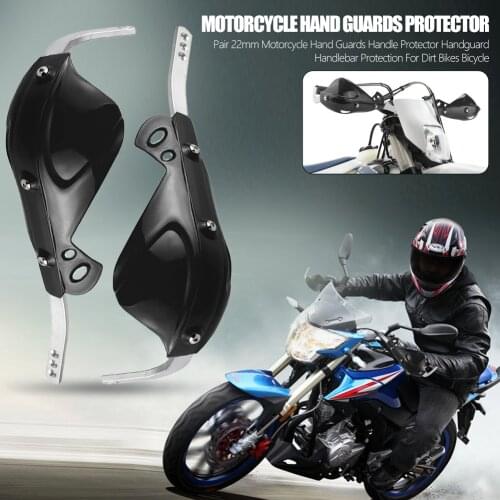 22mm Motorcycle Hand Guards Handle Protector Black White Handguard Handlebar Protection Fit for Enduro Dirt Bike Bicycle Moto