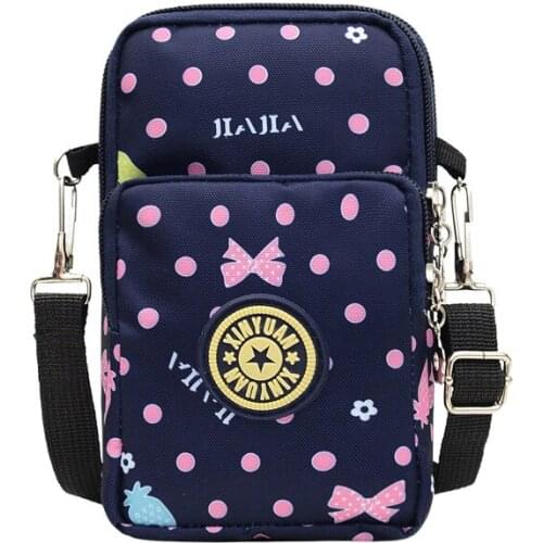 Sports Mobile Phone Bag Womens Multi-function Crossbody Bag Arm Bag Fashion One Shoulder Messenger Zero Phone Bag Stall Source