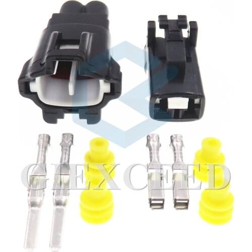 2 Sets 2 Pin MG651092-5 7283-7029-40 7282-7029-40 Automotive ABS Sensor Plug Waterproof Socket For KIA Hyundai