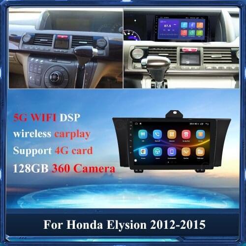 128GB Android Car Radio 2 Din GPS Navigation For Honda Elysion 2012-2015 Car Multimedia DVD Player Auto Radio Tape Recorder