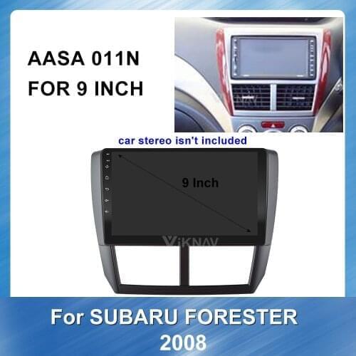 For Subaru Forester 2008 Double Din Car Radio Fascia Radio Stereo Dash Installation Trim Kit Frame Bezel DVD Player frame