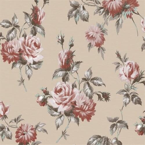 Beibehang Pure paper Wallpaper Idyllic big flower style bedroom 3d living room sofa desktop background 3d wallpaper roll papier