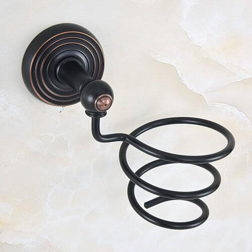 Black Oil Rubbed Antique Brass Hair Dryer Holder Wall Mounted Dryer Holder Bathroom Accessories Bath Hardware aba914