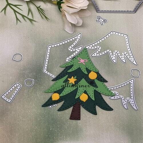 Christmas tree decoration Metal Cutting Dies Stencils For DIY Scrapbooking Decorative Embossing Handcraft Die Cutting Template