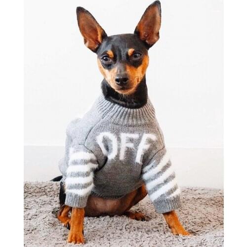 Fashion Dog Clothes Flexible Pet Sweater for Small Dog Chihuahua Schnauzer Pomeranian Cat Koki Teddy Designer dog clothes