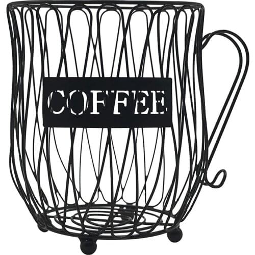 Coffee Capsule Storage Rack Coffee Cup Line Storage Basket Large Capacity Espresso Capsule Holder Coffee Cup Holder