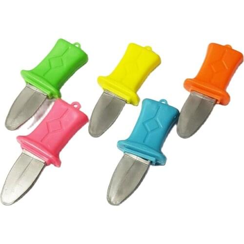 50X Retract Slide In Colorful Ninja Toy Knife Joke Halloween Trick Magic Birthday Fun Party Favors Game Gift Pirate Prize Pinata