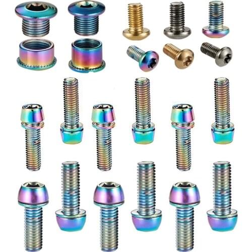 M5X18mm Bicycle Stem Screw M6X18mm Bicycle Crank Screw T25 Bicycle Brake Disc Screw Stainless Steel Material