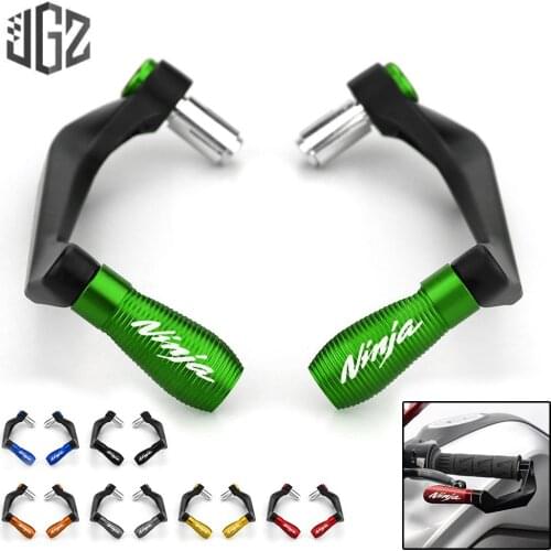Motorcycle Accessories 22MM Handlebar CNC Aluminum Hand Guards For KAWASAKI NINJA 400 650 300 250 1000 Bar End Grips Protector