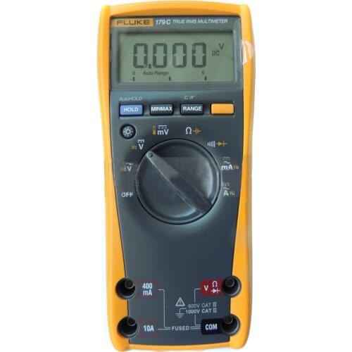 100% Authentic New Fluke 179C True RMS Digital Multimeter Tester Meters, with Backlight, Warranty