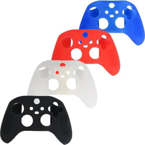 For Xbox Series X Controller Grips Cover Case Silicone Case for Xbox Gamepad Rubber Grip Case X Joysticks Skin Gel Case Covers