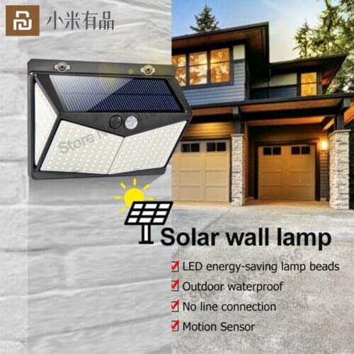 Youpin Onefire Solar Wall Lamp Outdoor Waterproof Powerful Led Light PIR Motion Sensor For Garden Outdoor Lighting 7 Days Long