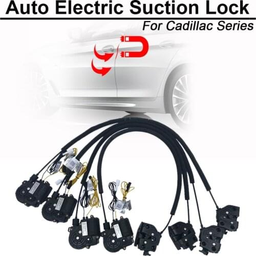 Smart Auto Car Electric Suction Door Lock for Cadillac ATSL CT6 XTS XT5 XT4 Escalade Soft Close Super Silence Self-priming Door