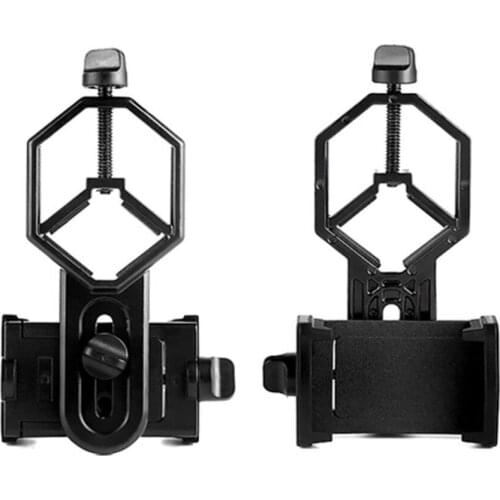 Universal Cell Phone Adapter Clip Mount Binocular Monocular Spotting Scope Telescope Phone Support Eyepiece D: 25-48mm