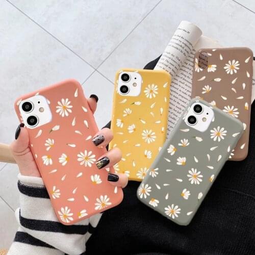 Moskado Vintage Flower Phone Cover For iPhone 12 Mini 11 Pro Max X XR XS Max 6s 7 8 7Plus Shockproof Soft Silicone TPU Back Case