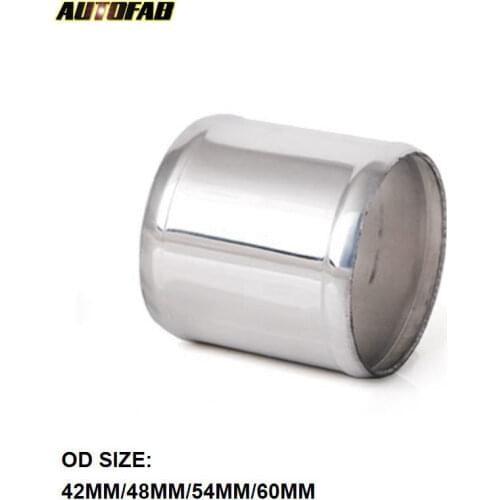 AUTOFAB Straight Aluminum Intercooler Intake Turbo Pipe OD 42mm/48mm/54mm/60mm L=76mm