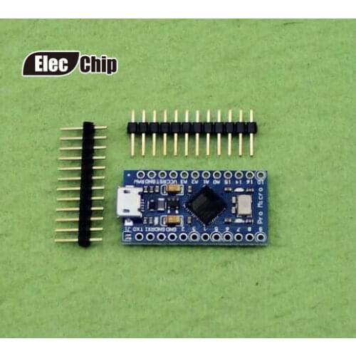 1PCS Pro Micro for arduino ATmega32U4 5V/16MHz Module with 2 row pin header For Leonardo