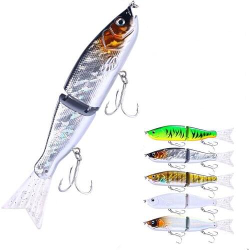 180mm 52g Sinking Wobblers Fishing Lure Multi Segment Attractive Lightweight Bold Fake Swimbaits Floating Minnow