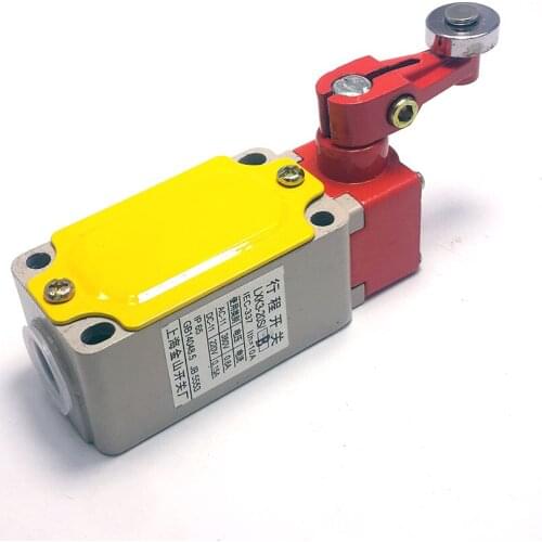 380V AC 220V DC 1NC 1NO Momentary limit switch 3 position rotary switch door stop switch