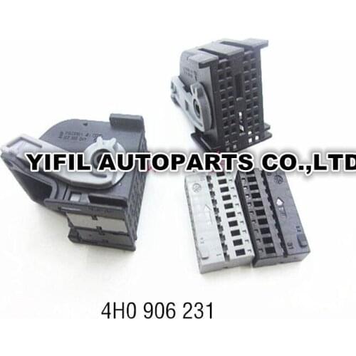 40 Pin 40 Way Gimax Trailer Identification Control Unit Computer Version Plug Connector With Terminal For VW 4H0 906 231